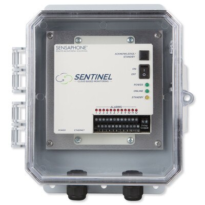 Sensaphone Sentinel Standard Ethernet Version with Clear Door